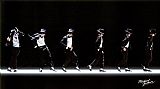 Unknown Michael Jackson Moonwalk painting
